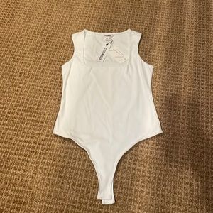 Steve Madden - Blake Bodysuit in White - size SMALL.
